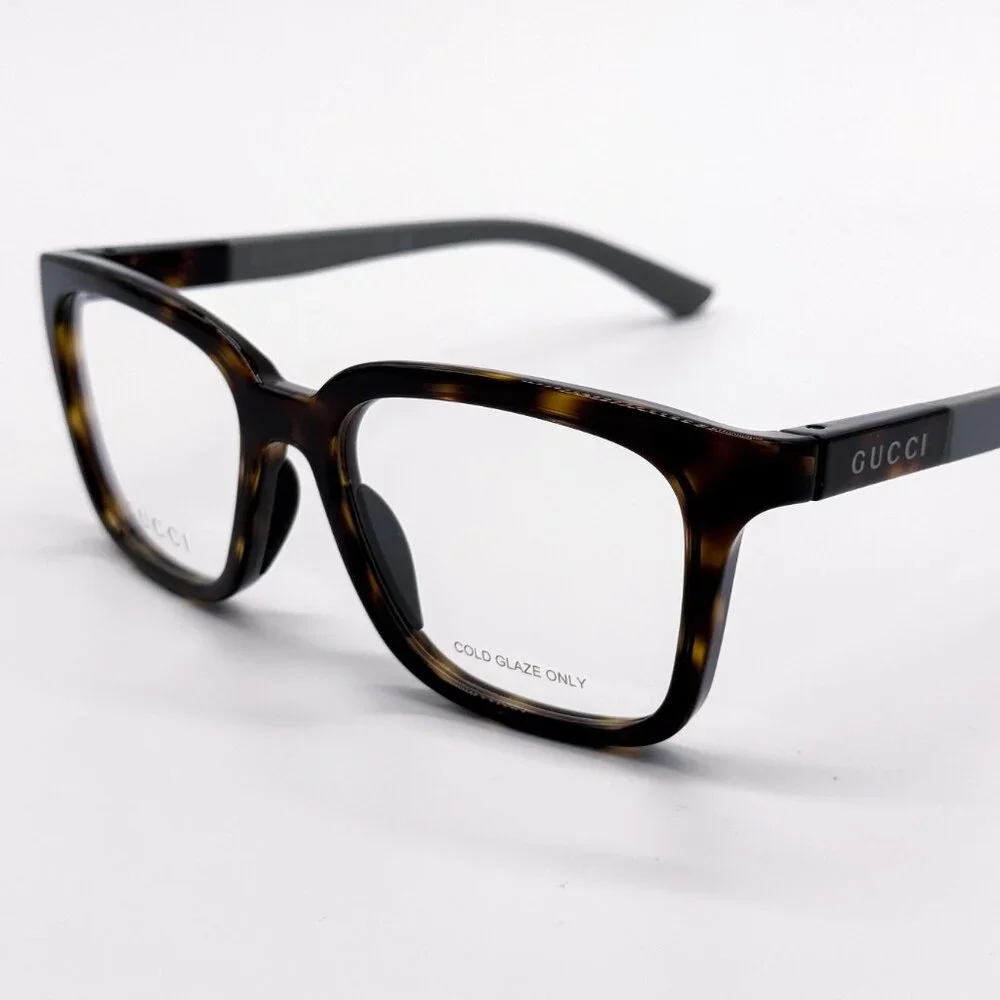 NEW GUCCI GG1738O 002 HAVANA/GREY MEN EYEGLASSES GUCCI